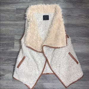 Love Tree Faux Fur Vest